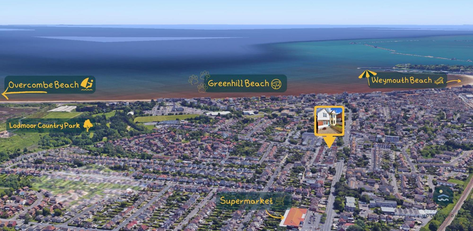 Sanderlings - Holiday Home Close To Beach Уеймут Екстериор снимка